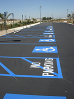 parkng lot striping